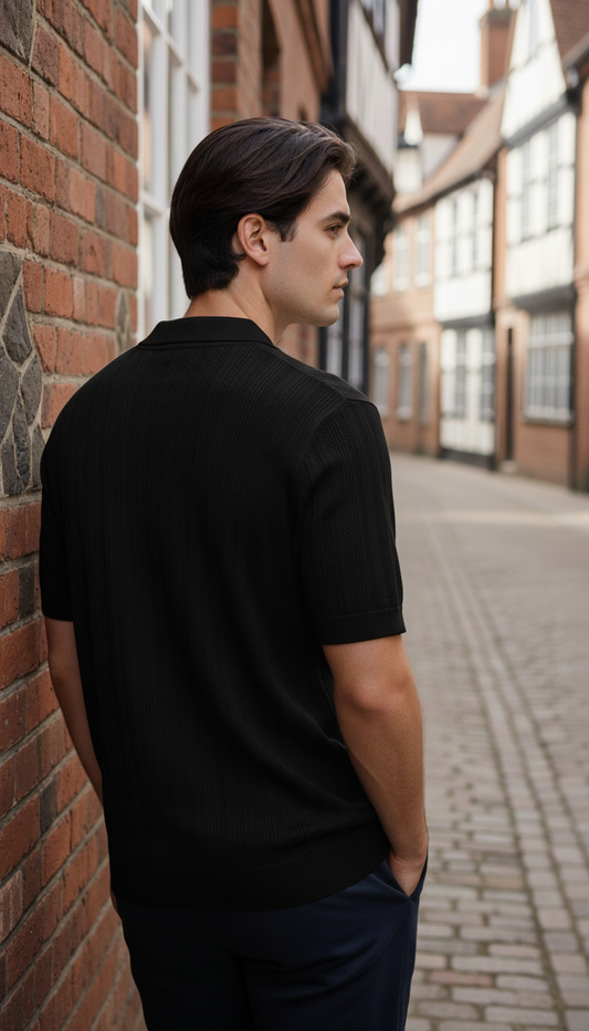 Johnny collar self designed polo