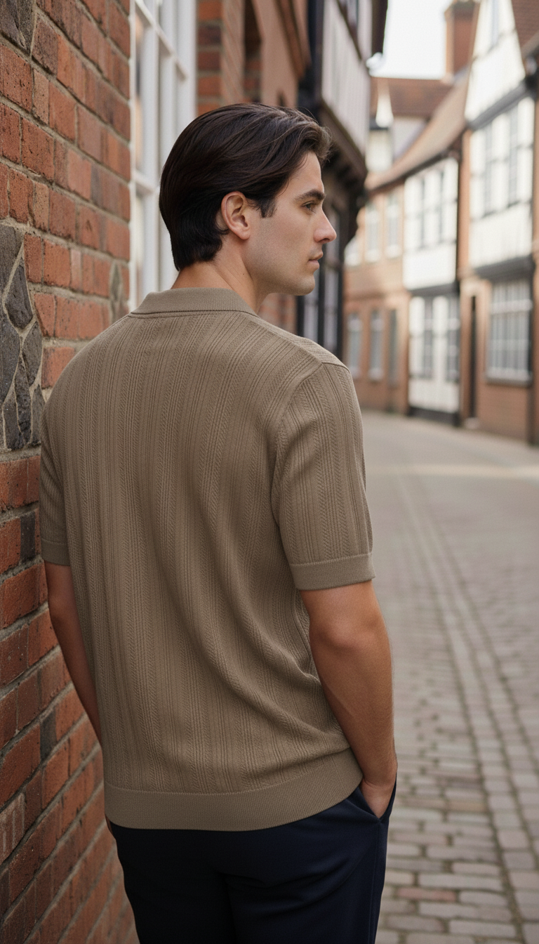 Johnny collar self designed polo