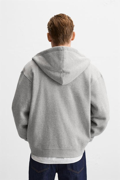 Zipper Hooded Luxury Look