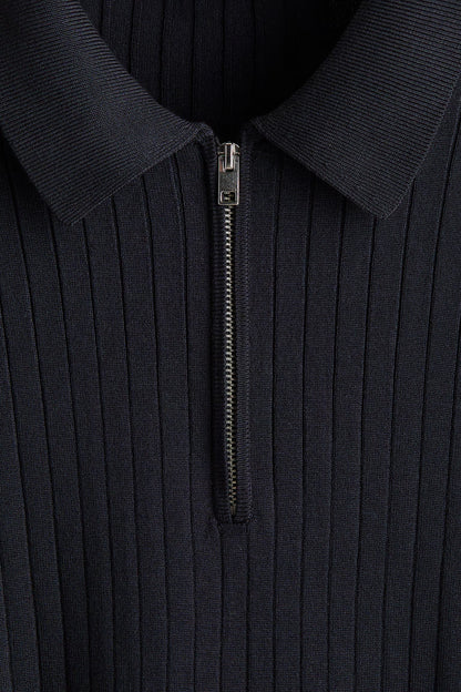 Prime Textured Polo zipper (old money)
