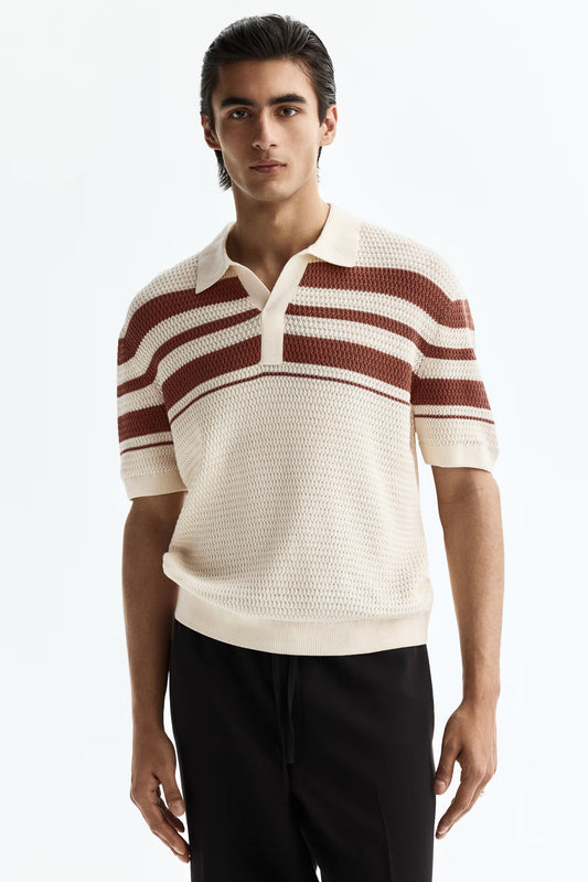 Milan Stripe Polo (Old Money)