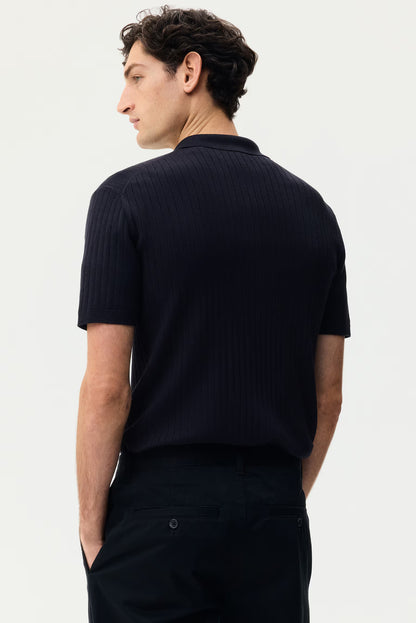 Prime Textured Polo zipper (old money)