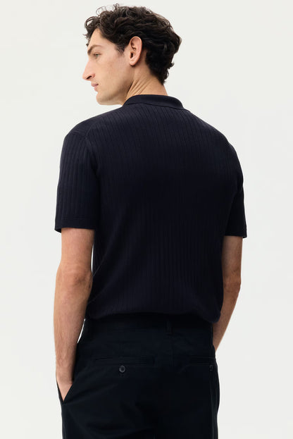 Prime Textured Polo zipper (old money)