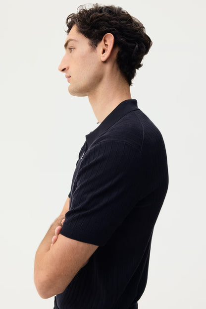 Prime Textured Polo zipper (old money)