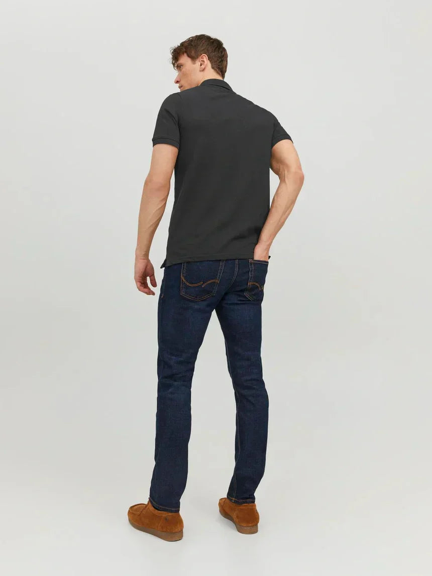 DECENT CLASSIC BLACK POLO-SHIRT