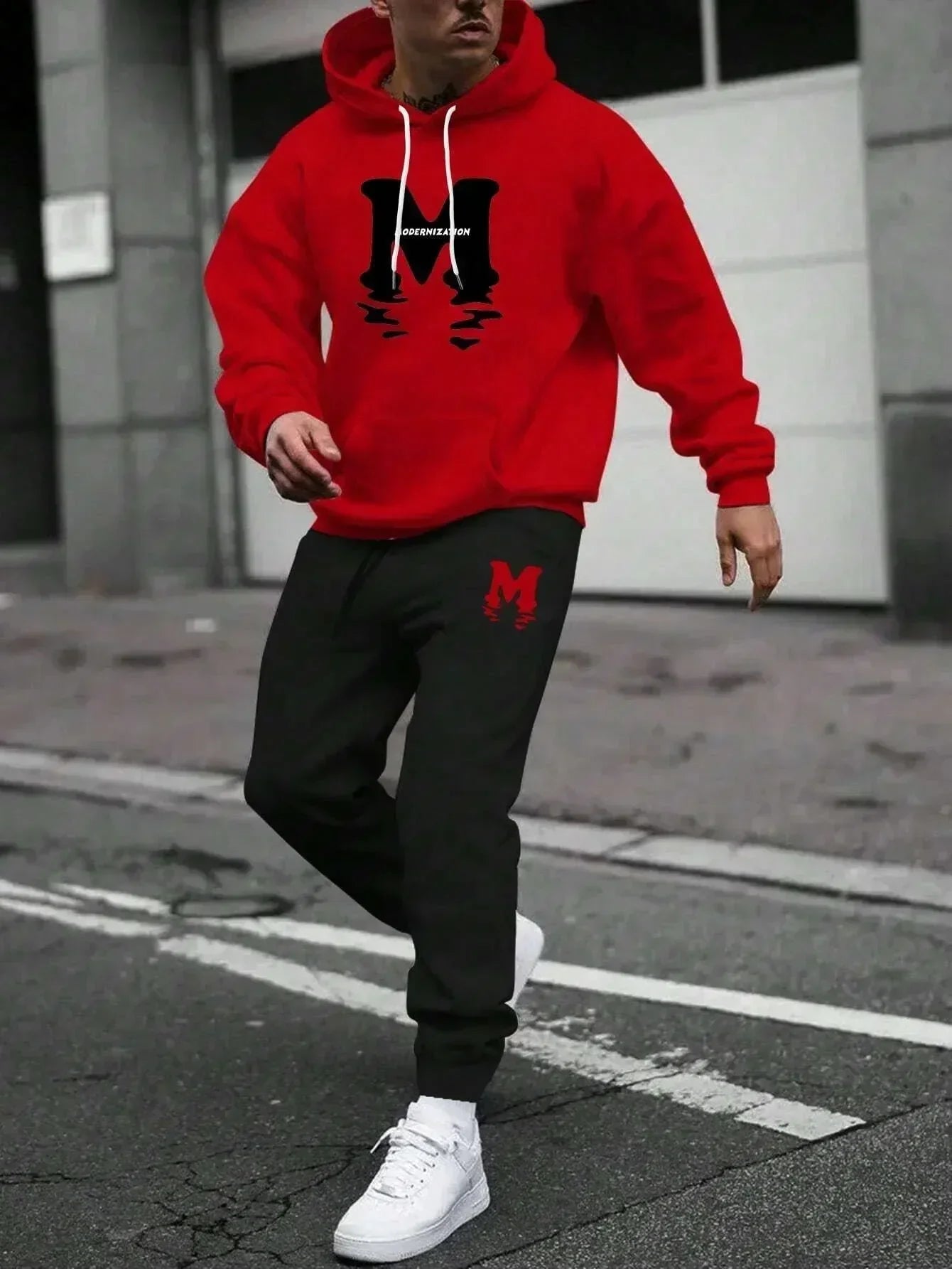 Tracksuit Suit High-Quality Comfortable Casual Pullover