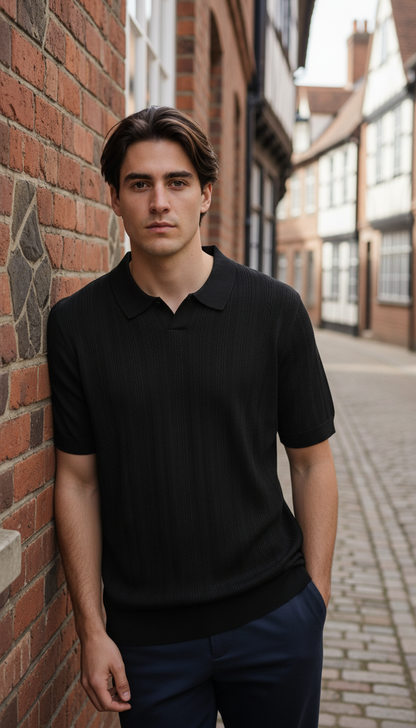 Johnny collar self designed polo