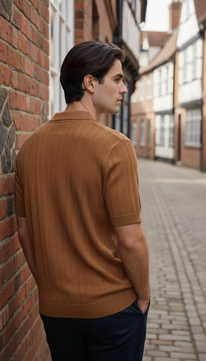 Johnny collar self designed polo