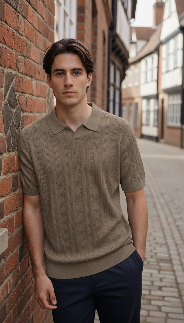 Johnny collar self designed polo