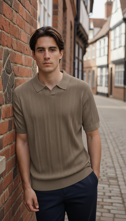 Johnny collar self designed polo