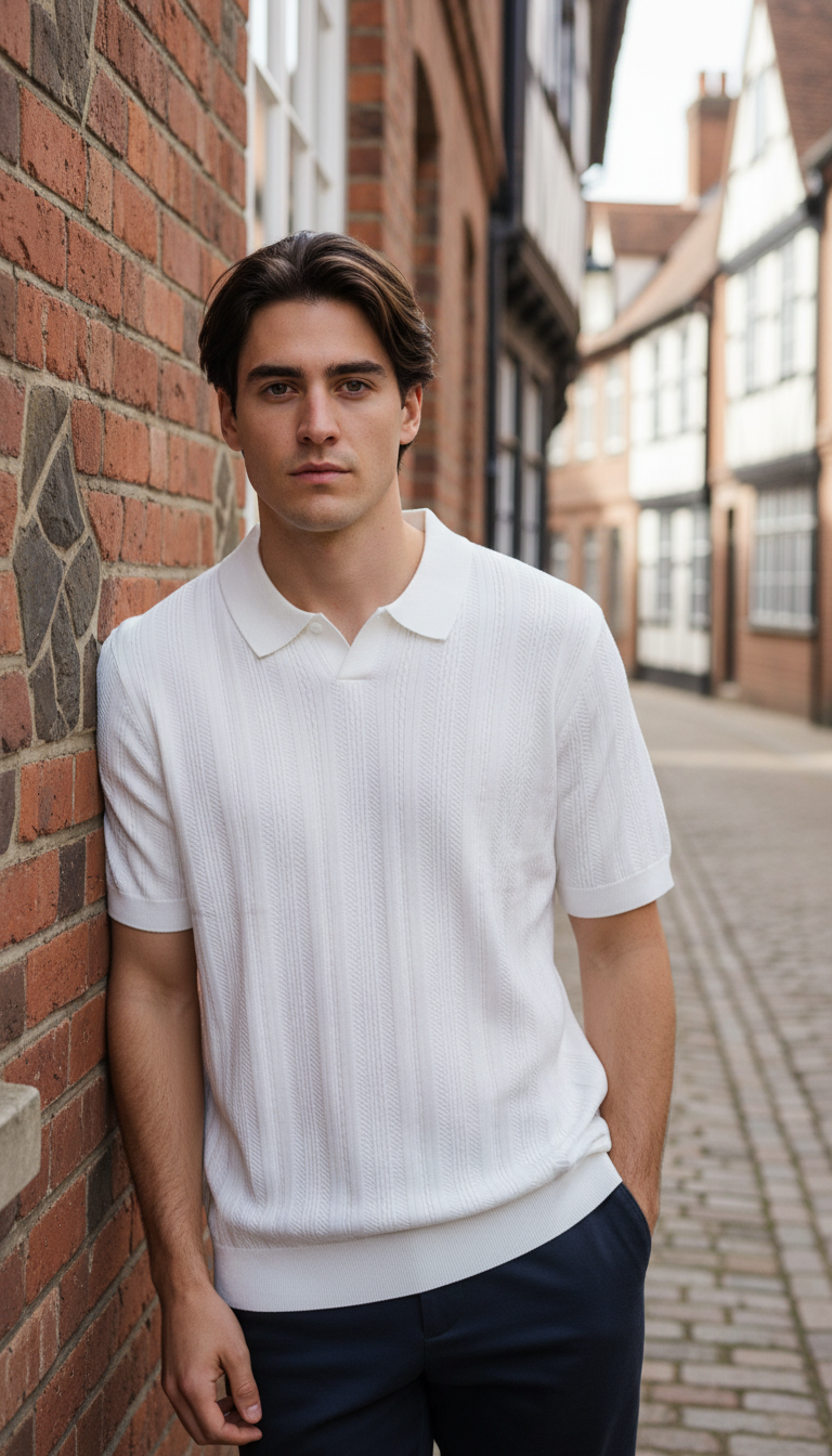 Johnny collar self designed polo
