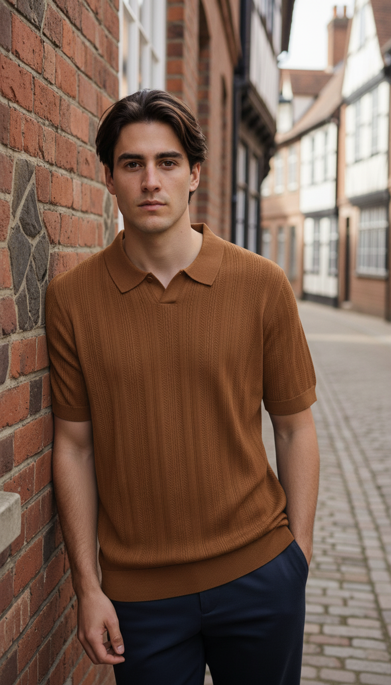 Johnny collar self designed polo