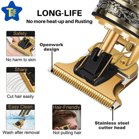 Professional Vintage Dragon Style Trimmer for Men